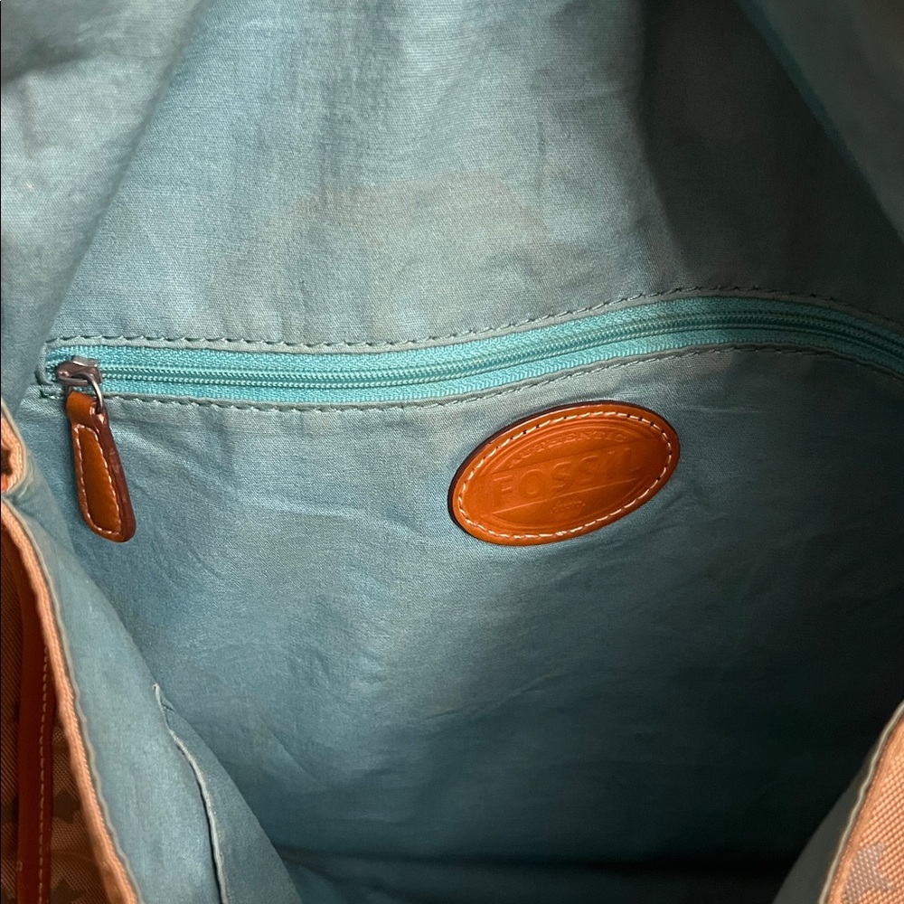 Fossil Tan Star-Patterned Bag - Picture 6 of 14